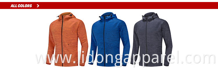 Fast Shipping Zip Up Jacket Polyester With Hoodie Jacket Hoodie Unisex Plain Hoodie Jackets